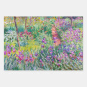 Claude Monet - De Iris Tuin in Giverny Inpakpapier Vel (Voorkant 2)
