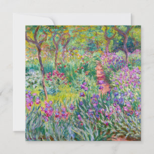 Claude Monet - De Iris Tuin in Giverny Kaart