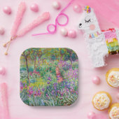 Claude Monet - De Iris Tuin in Giverny Papieren Bordje (Feest)