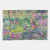 Claude Monet - De Iris Tuin in Giverny Theedoek (Horizontaal)