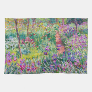 Claude Monet - De Iris Tuin in Giverny Theedoek
