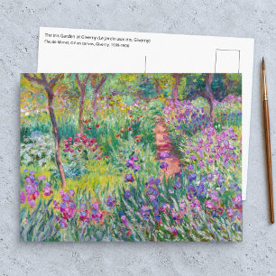 Claude Monet - De Irisentuin in Giverny Briefkaart