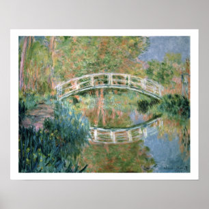 Claude Monet   De Japanse brug, Giverny Poster