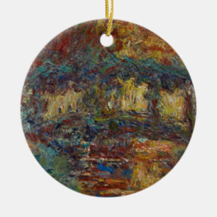 Claude Monet De Japanse brug Keramisch Ornament