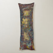 Claude Monet | De Japanse brug Lichaamskussen (Achterkant (Verticaal))