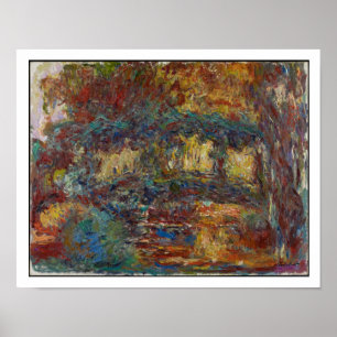 Claude Monet De Japanse brug Poster