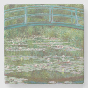 Claude Monet De Japanse voetbalbrug, 1899 Stenen Onderzetter