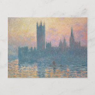 Claude Monet   De Kamers van het Parlement, Sunset Briefkaart