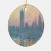 Claude Monet | De Kamers van het Parlement, Sunset Keramisch Ornament (Links)