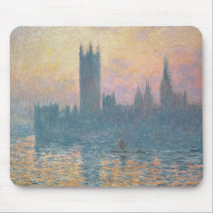 Claude Monet   De Kamers van het Parlement, Sunset Muismat