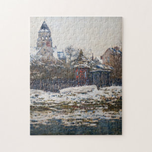 Claude Monet - De kerk in Vetheuil Legpuzzel