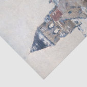 Claude Monet - De kerk in Vetheuil Tissuepapier (Detail)