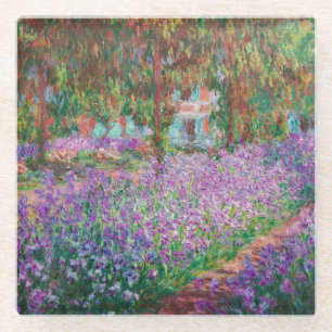 Claude Monet - De Kunstenaarstuin in Giverny Glazen Onderzetter