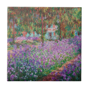 Claude Monet - De Kunstenaarstuin in Giverny Tegeltje