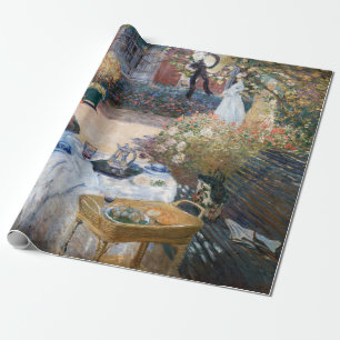 Claude Monet - De lunch, decoratief paneel Cadeaupapier