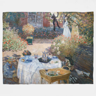 Claude Monet - De lunch, decoratief paneel Fleece Deken