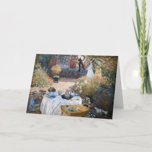 Claude Monet - De lunch, decoratief paneel Kaart
