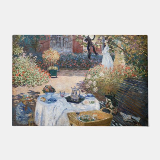 Claude Monet - De Luncheon, decoratief paneel Deurmat (Voorkant)