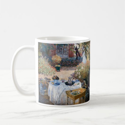 Claude Monet - De Luncheon, decoratief paneel Koffiemok (Links)