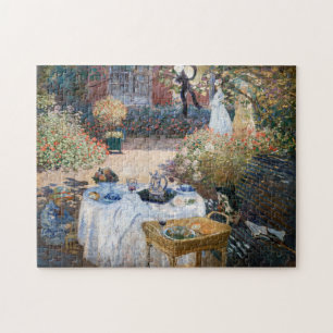Claude Monet - De Luncheon, decoratief paneel Legpuzzel