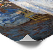 Claude Monet - De Luncheon, decoratief paneel Poster (Hoek)