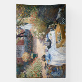 Claude Monet - De Luncheon, decoratief paneel Spandoek (Verticaal)