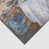 Claude Monet - De Luncheon, decoratief paneel Tissuepapier (Detail)