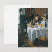 Claude Monet - De Luncheon Painting Briefkaart (Voorkant / Achterkant)