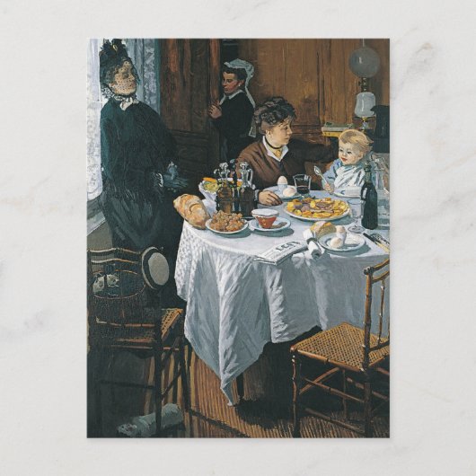 Claude Monet - De Luncheon Painting Briefkaart (Voorkant)