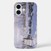 Claude Monet De Magpie Winter iPhone Case Vogel (Achterkant)