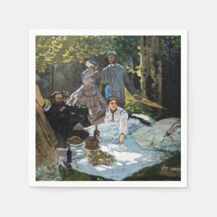 Claude Monet - De picknick op het gras, rechterpan Servet