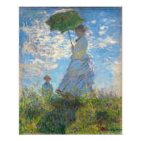 Claude Monet - De promenade, Vrouw met een parasol