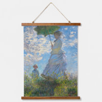 Claude Monet - De promenade, Vrouw met een parasol