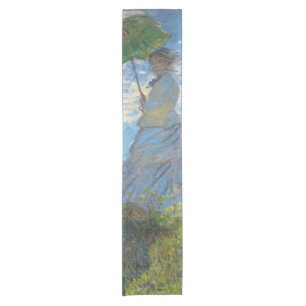 Claude Monet - De promenade, Vrouw met een parasol Korte Tafelloper