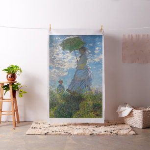 Claude Monet - De promenade, Vrouw met een parasol Stof