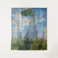 Claude Monet - De promenade, Vrouw met een parasol