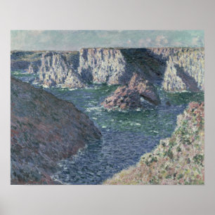 Claude Monet   De Rocks te Belle-Ile, 1886 Poster