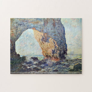 Claude Monet - De rotsachtige kliffen van Etretat Legpuzzel
