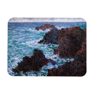 Claude Monet - De rotsen bij Belle-Ile, Wilde Kust Magneet
