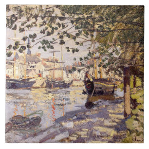 Claude Monet. De Seine bij Rouen Tegeltje