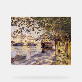 Claude Monet. De Seine in Rouen Acryl Bord (Voorkant)
