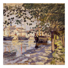 Claude Monet. De Seine in Rouen Perfect Poster