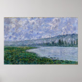 Claude Monet | De Seine in Vetheuil Poster (Voorkant)