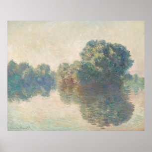 Claude Monet   De Seine te Giverny - 1897 Poster