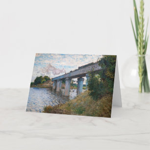Claude Monet - De spoorwegbrug in Argenteuil Kaart