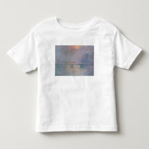 Claude Monet De Theems met het Kiekruis Kinder Shirts