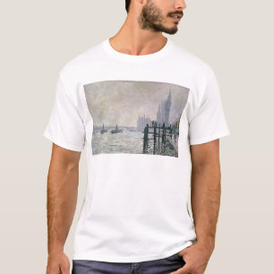 Claude Monet   De Theems onder Westminster T-shirt
