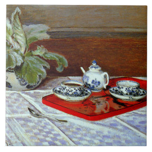 Claude Monet - De Theeset, Tegeltje