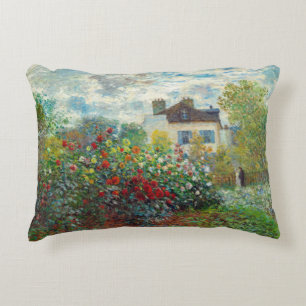 Claude Monet - De tuin van de kunstenaar in Argent Accent Kussen