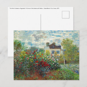 Claude Monet - De tuin van de kunstenaar in Argent Briefkaart